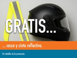 Casco y cinta
